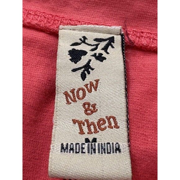 Vintage Now & Then Women’s M Skirt Orange Crochet Lined Bohemian Tiered Cowgirl - Picture 7 of 8